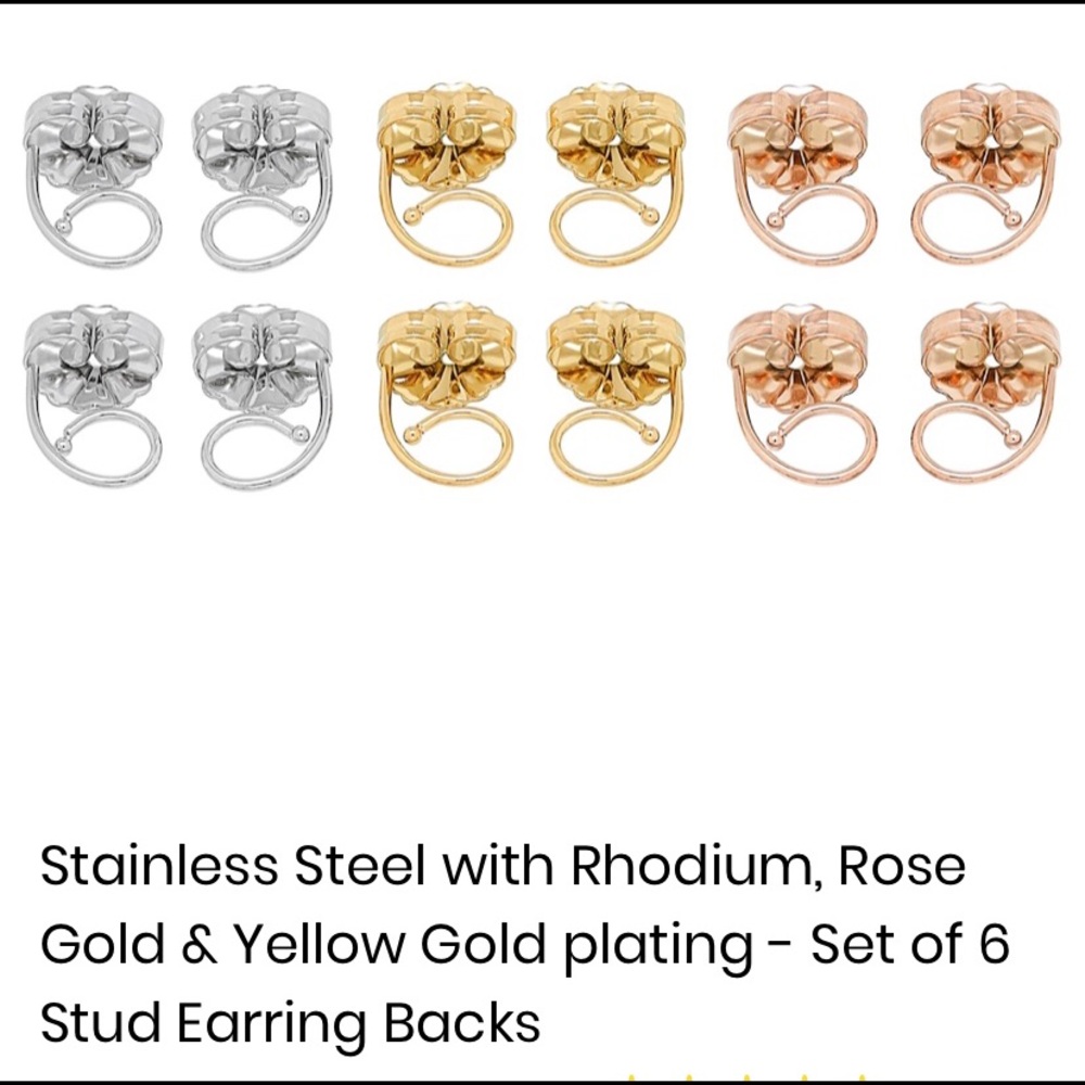 Earrings backs NWT